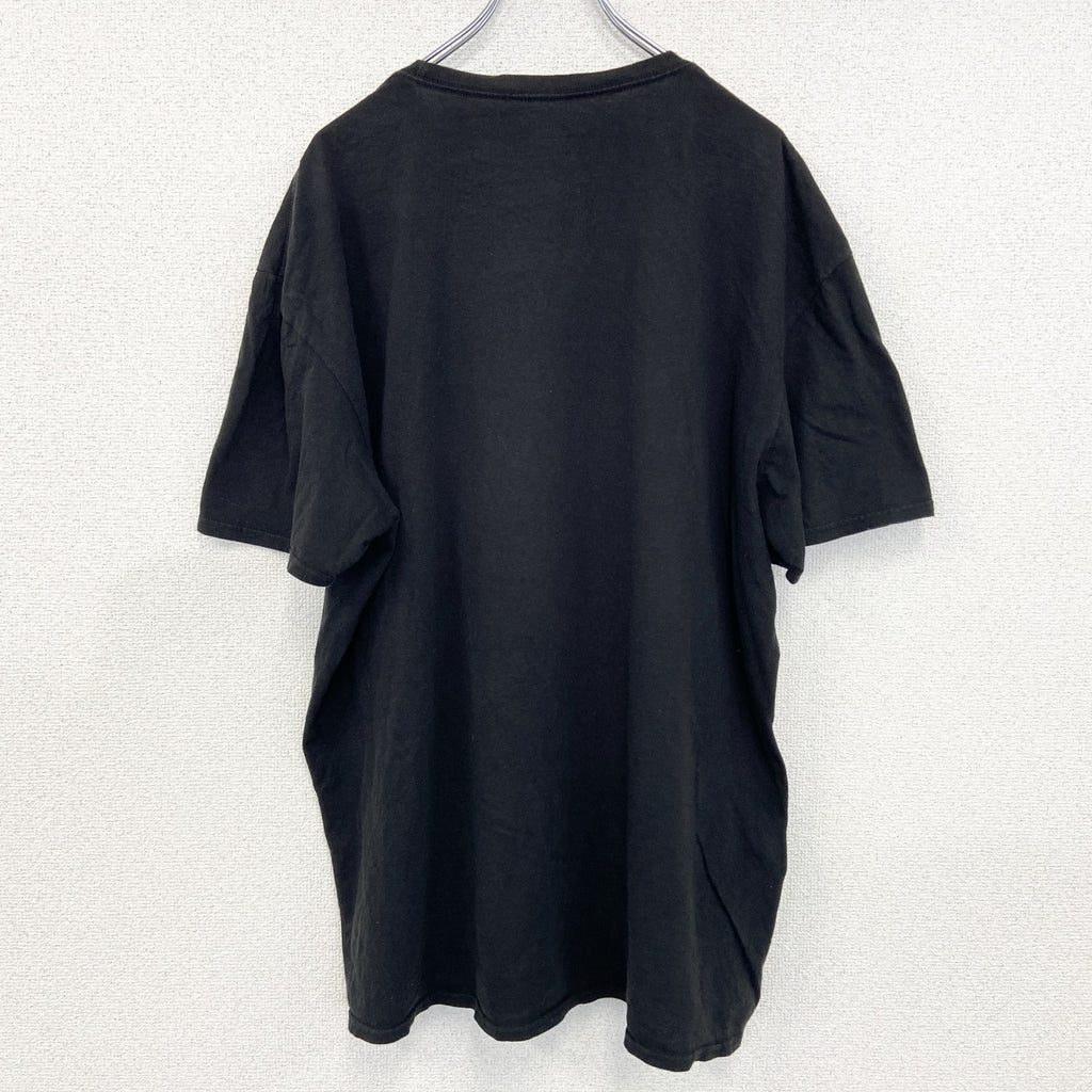 半袖アニメプリントTシャツ　ドラゴンボール　孫悟空　黒　ブラック　100%コットン　クルーネック　２XLサイズ　古着