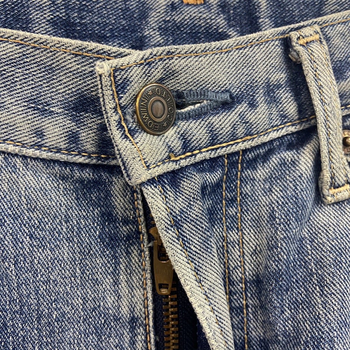 EDWIN　エドウィン　デニムパンツ/ジーンズ　ジップフライ　インディゴ メンズ コットン 古着
