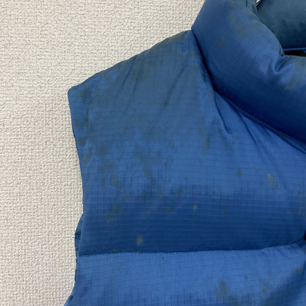 THE NORTH FACE　ザ・ノースフェイス　ダウンベスト　ダウン80%　青　ブルー　Mサイズ　古着