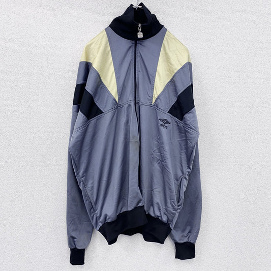 90s～　umbro　アンブロ　トラックジャケット/ジャージ　ヴィンテージ　灰色　グレー　2XLサイズ