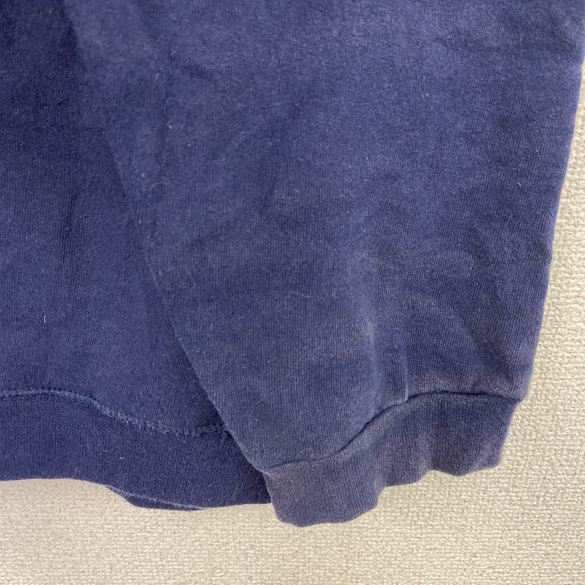 Hanes　へインズ　フルジップフリースパーカー/フーディー　紺　ネイビー　XLサイズ　古着