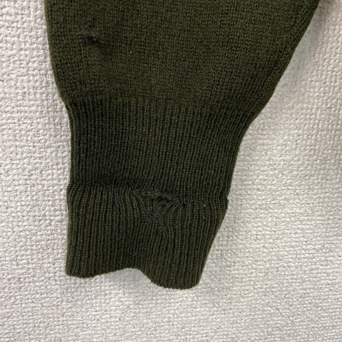 Polo by Ralph Lauren　ラルフローレン　ウールニットセーター　カーキ　Lサイズ　古着