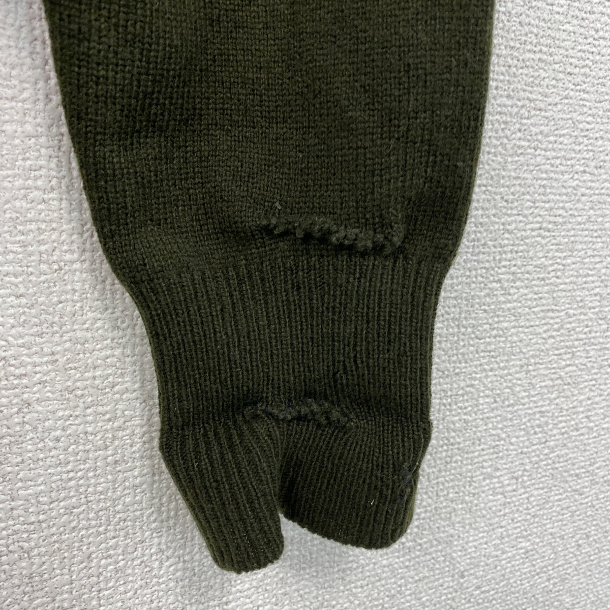 Polo by Ralph Lauren　ラルフローレン　ウールニットセーター　カーキ　Lサイズ　古着