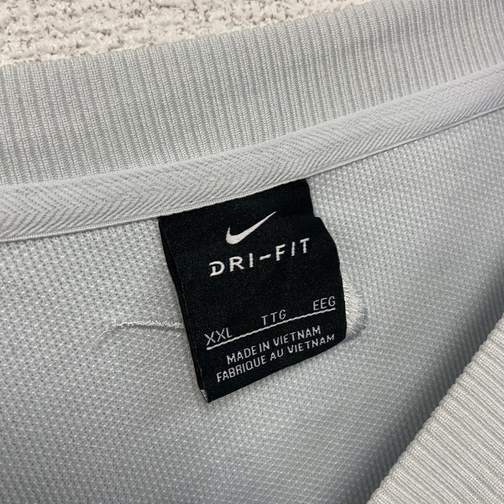 NIKE　ナイキ　ニットベスト　スウッシュ　水色　ライトブルー　2XLサイズ　古着
