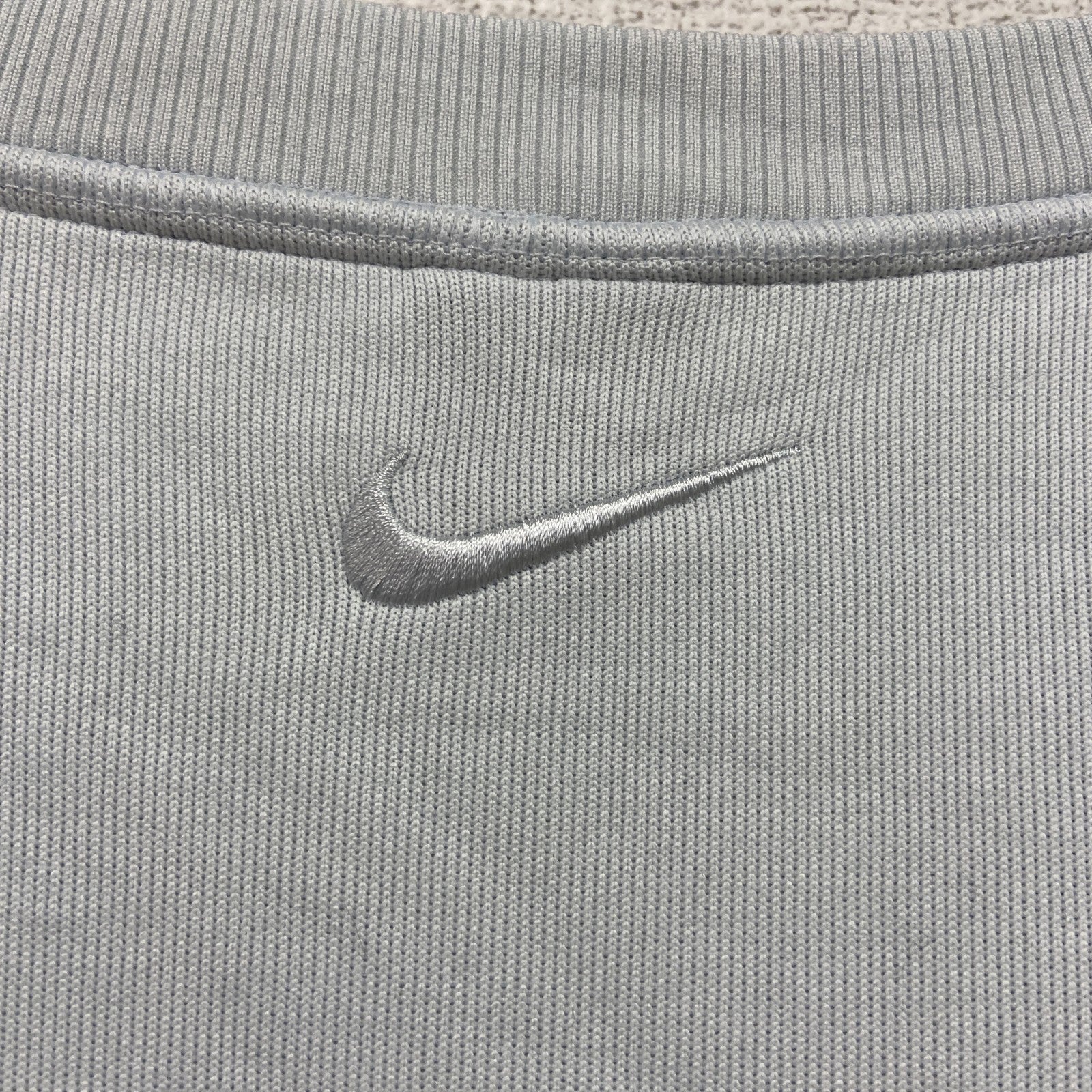 NIKE　ナイキ　ニットベスト　スウッシュ　水色　ライトブルー　2XLサイズ　古着