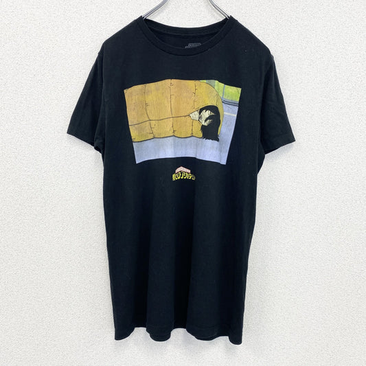 古着 used　僕のヒーローアカデミア　半袖オリジナルアニメプリントTシャツ　少年ジャンプ　ヒロアカ　クルーネック　黒　Mサイズ