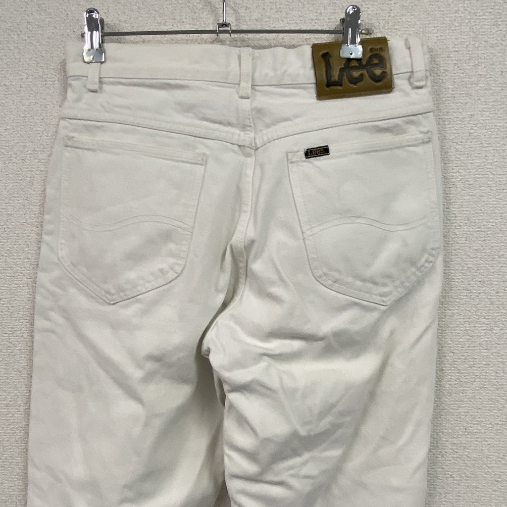 Lee　WESTERNER　リー　ウエスターナー　デニムパンツ/ジーンズ　ジップフライ　白　ホワイト　W30サイズ　古着