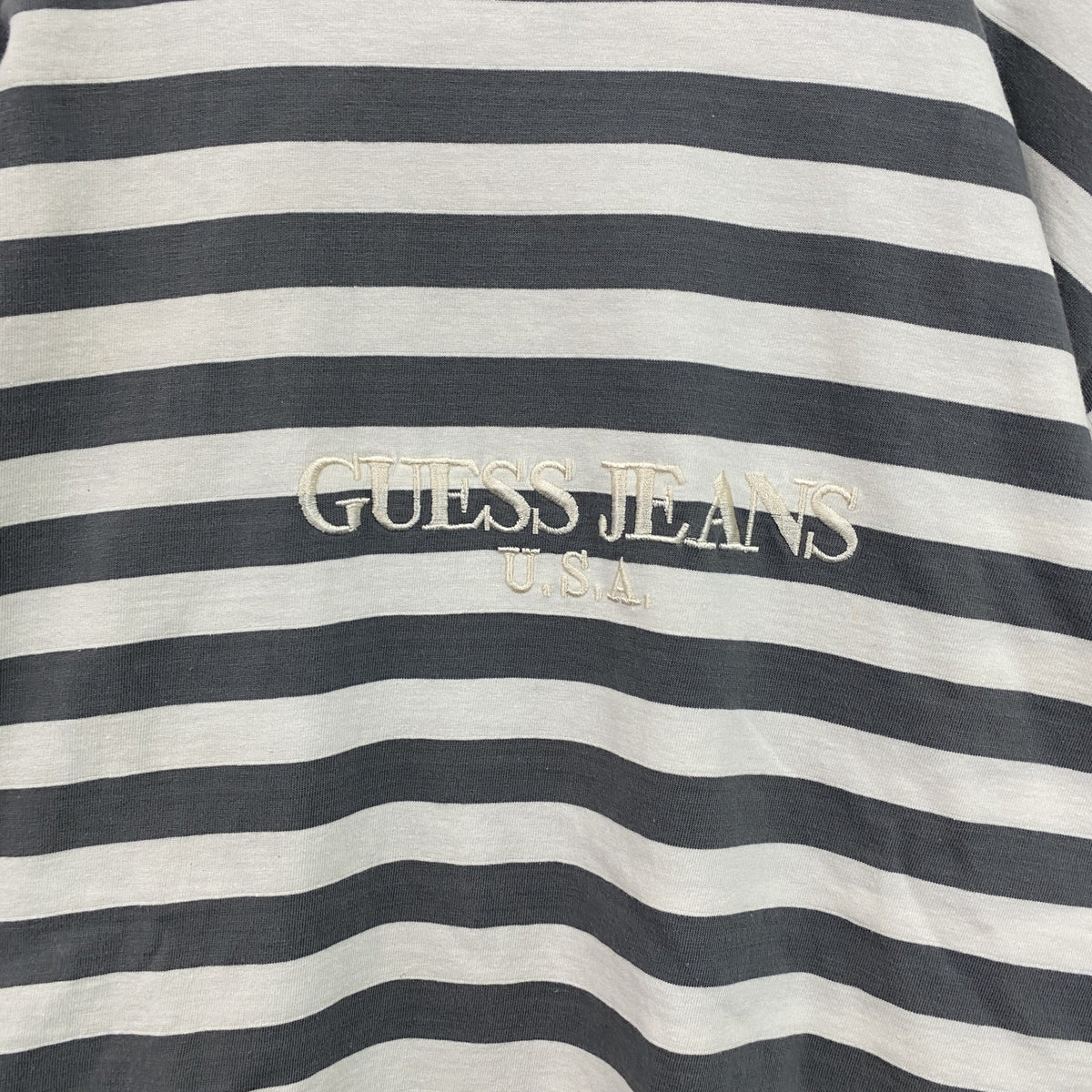 古着 used　～90s　GUESS JEANS　ゲスジーンズ　GEORGES MARCIANO　半袖Tシャツ　ボーダー　Sサイズ