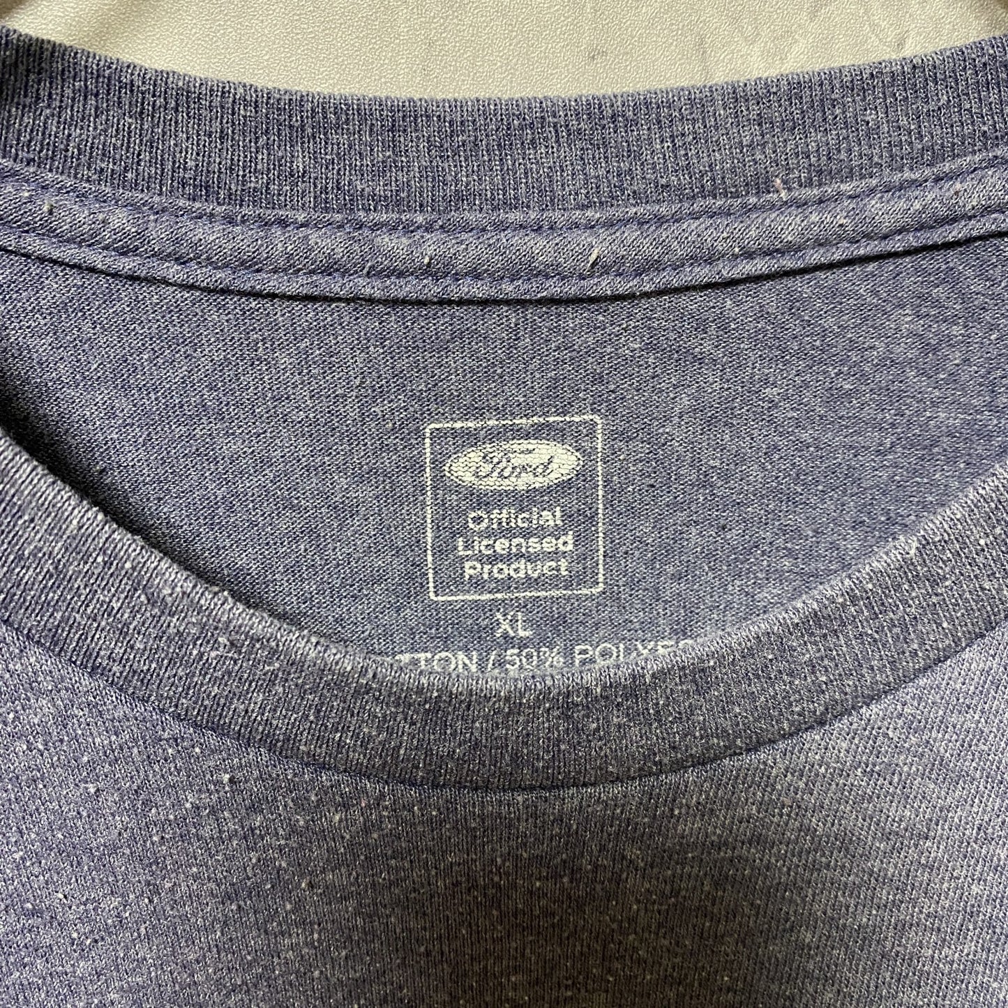 古着 used　Ford　半袖企業ビッグロゴプリントTシャツ　カープリント　ダークグレー　春夏服　ビッグシルエット　XLサイズ