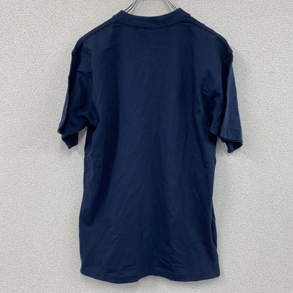 00s　NIKE　半袖Tシャツ　ヴィンテージ　ワンポイント刺繡ロゴ　紺　ネイビー　Mサイズ