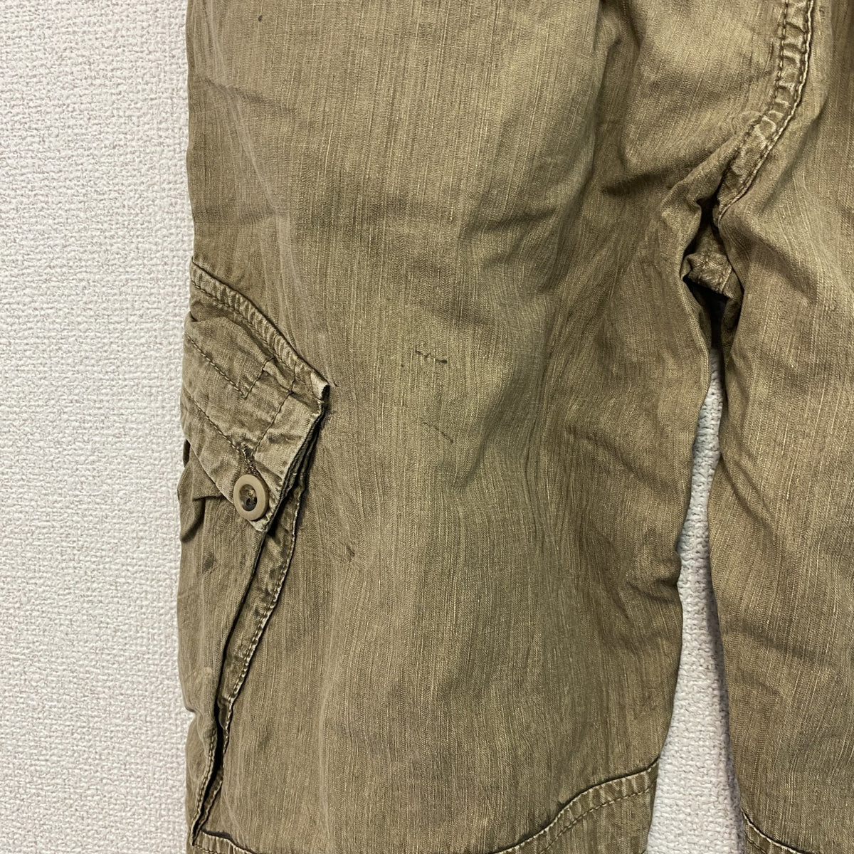 GAS　ガス　カーゴパンツ　ギミックパンツ　ジップフライ　ベージュ　W31サイズ　古着