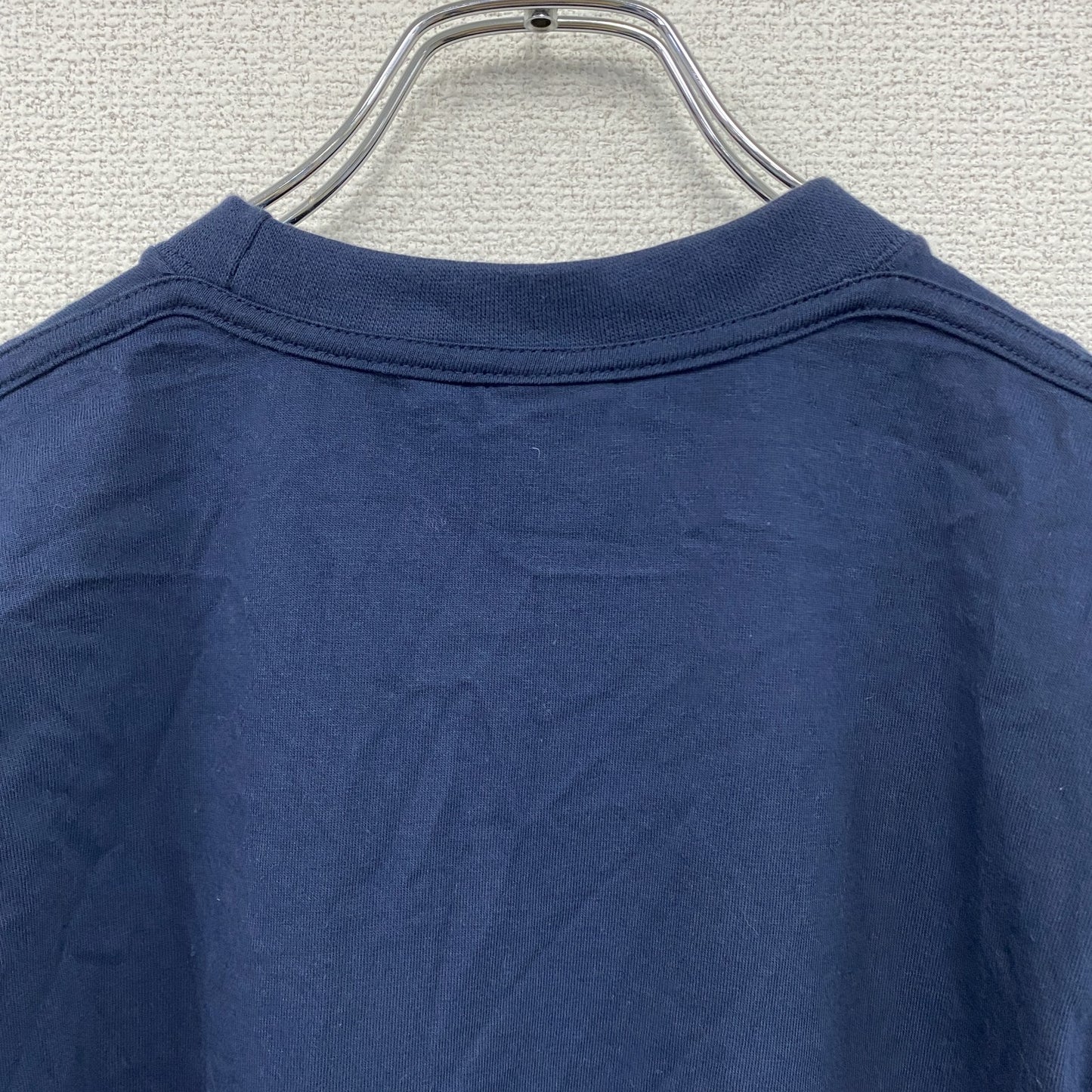 00s　NIKE　半袖Tシャツ　ヴィンテージ　ワンポイント刺繡ロゴ　紺　ネイビー　Mサイズ
