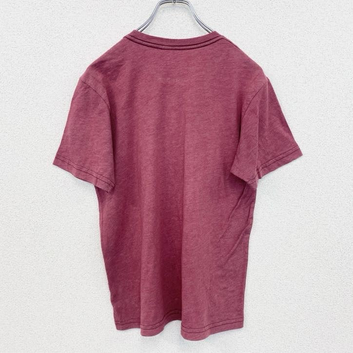 半袖アニマルプリントTシャツ　虎　タイガー　赤　レッド　クルーネック　レトロデザイン　Mサイズ　古着