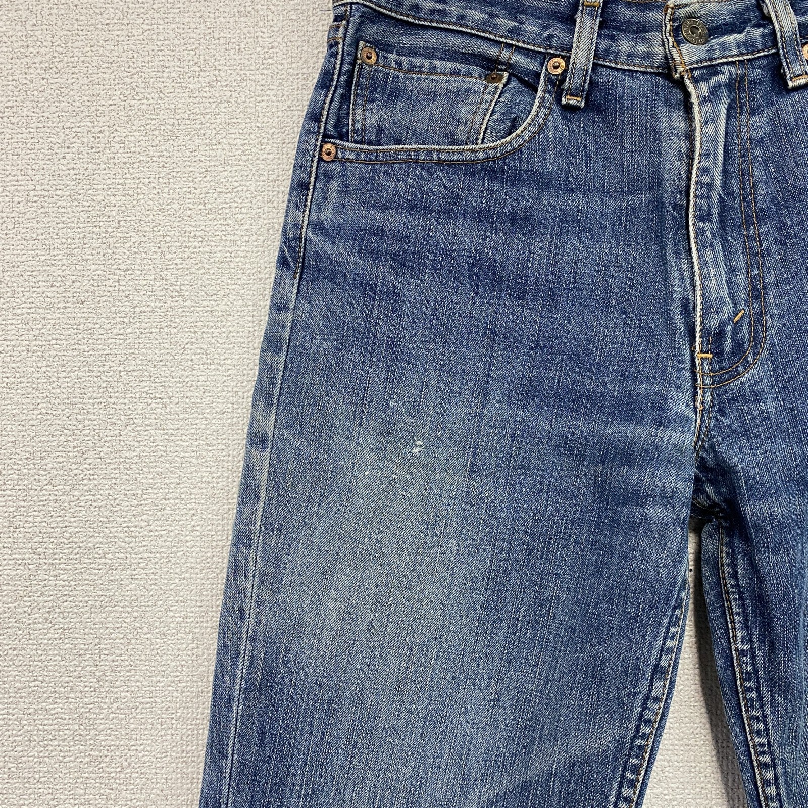 Levi's　リーバイス　502　デニムパンツ/ジーンズ　ジップフライ　縦落ち　インディゴ　W32サイズ
