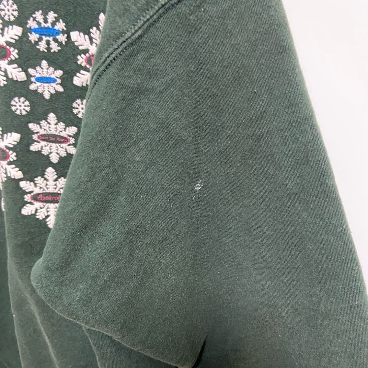 FRUIT OF THE LOOM フルーツオブザルーム　長袖デザインスウェット　トレーナー　レトロ　Lサイズ　古着