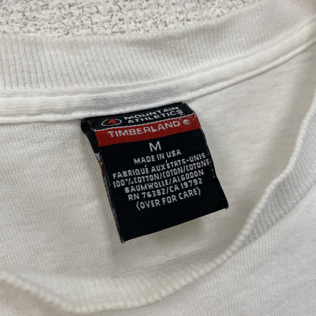 90s　Timberland　ティンバーランド　半袖Tシャツ　ヴィンテージ　白　ホワイト　Mサイズ　古着