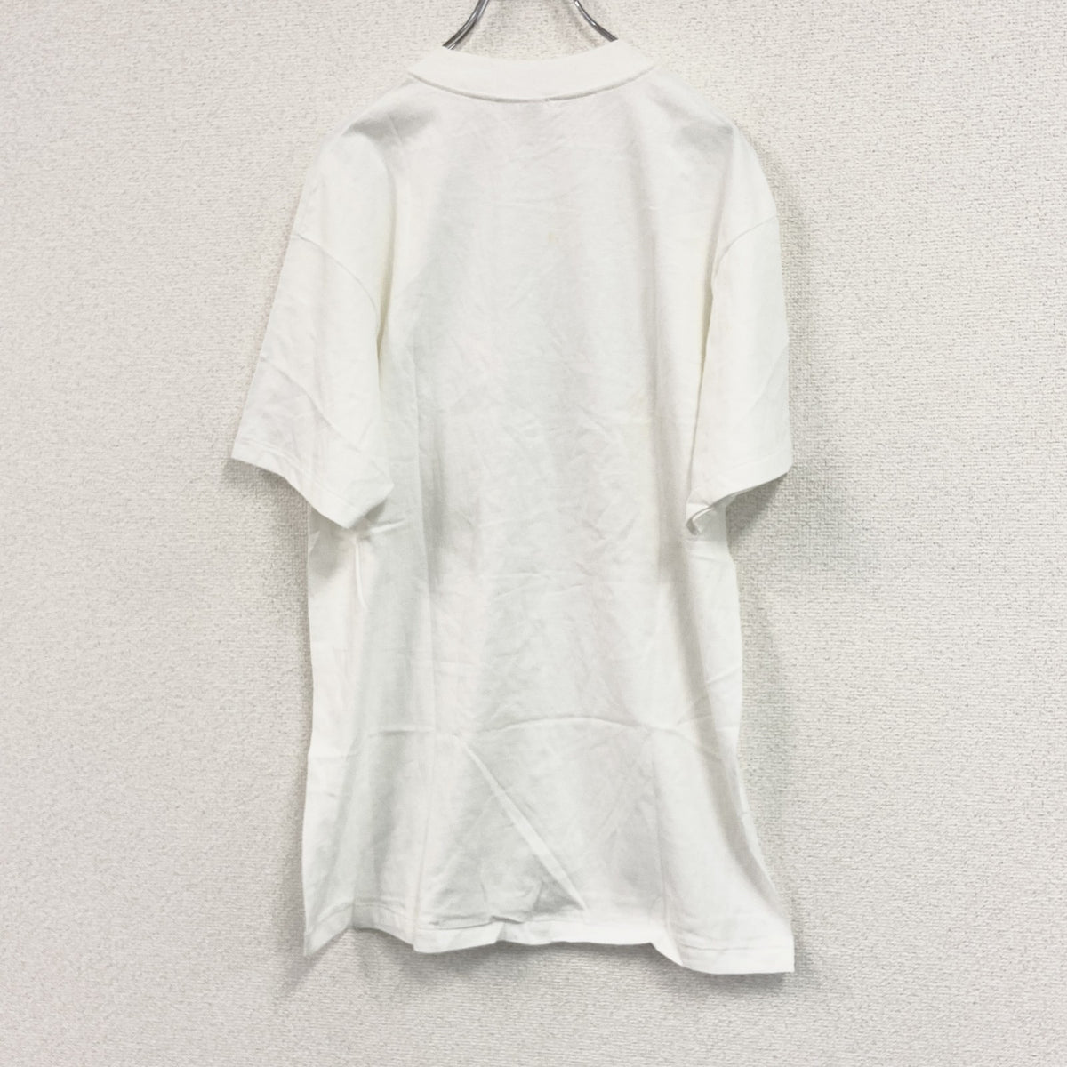～00s　Hanes　ヘインズ　半袖Tシャツ　シングルステッチ　by GINZA Q-TO　白　ホワイト　Lサイズ カットソー メンズ コットン 古着