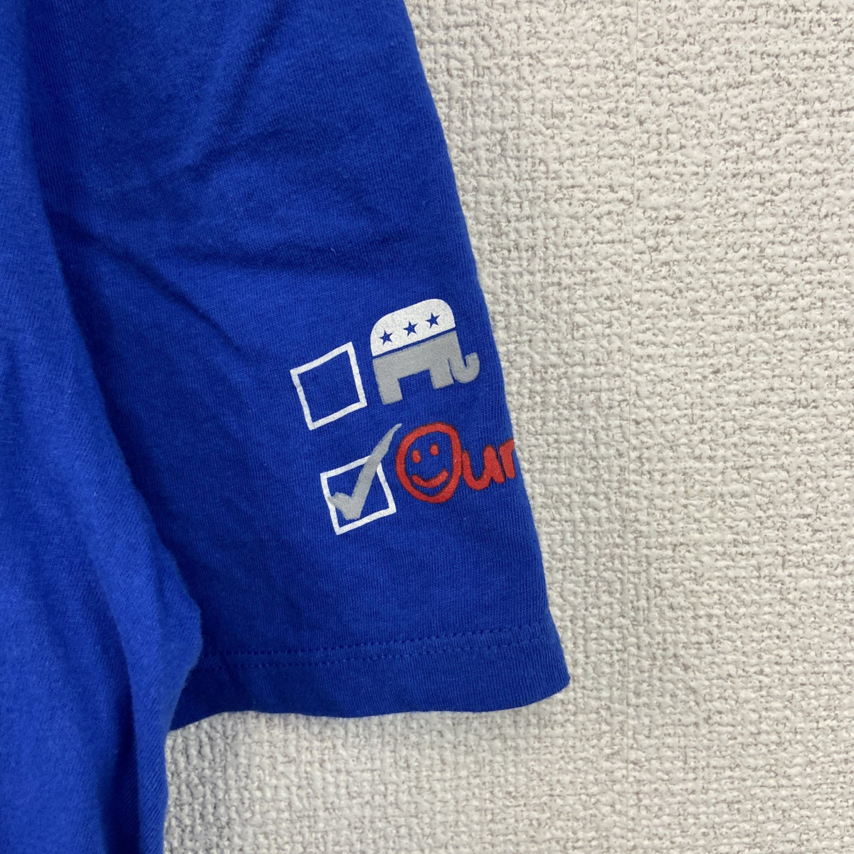 NIKE　ナイキ　半袖プリントTシャツ　ハンマーダウン　青　ブルー　クルーネック　レトロデザイン　Mサイズ　古着