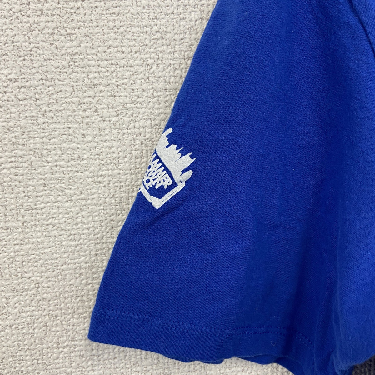 NIKE　ナイキ　半袖プリントTシャツ　ハンマーダウン　青　ブルー　クルーネック　レトロデザイン　Mサイズ　古着