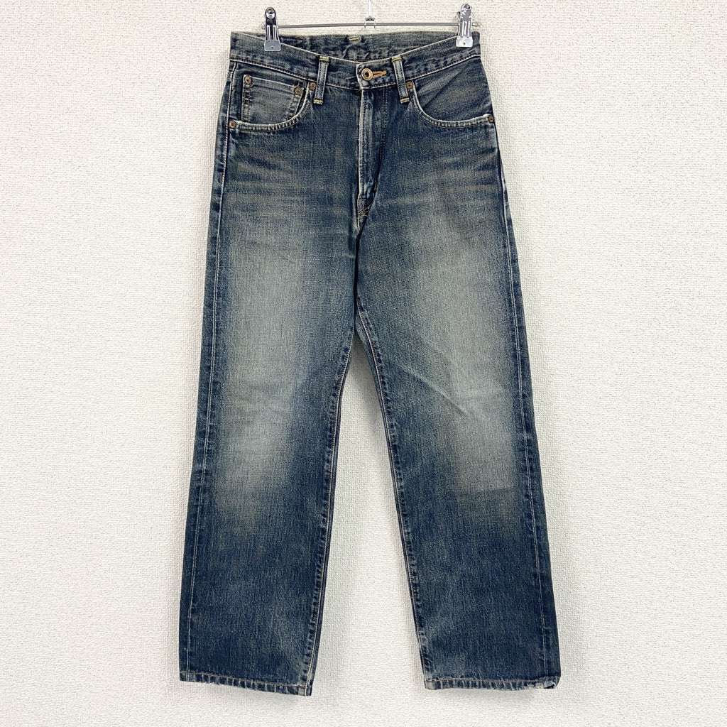 EDWIN　エドウィン　デニムパンツ/ジーンズ　ジップフライ　インディゴ　W28サイズ メンズ 古着