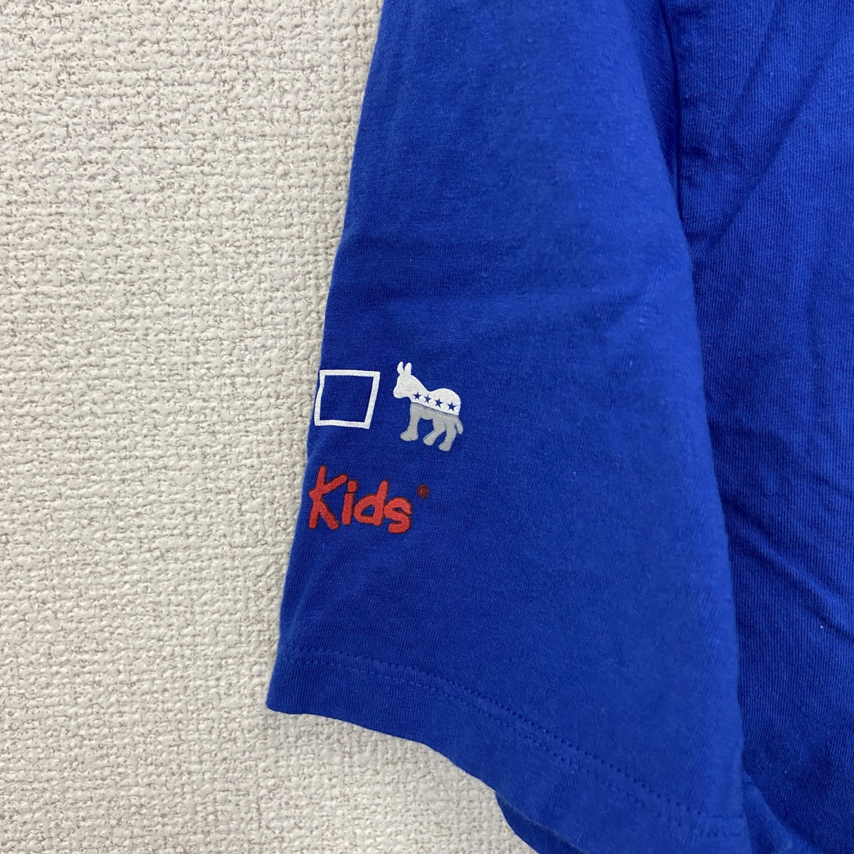 NIKE　ナイキ　半袖プリントTシャツ　ハンマーダウン　青　ブルー　クルーネック　レトロデザイン　Mサイズ　古着