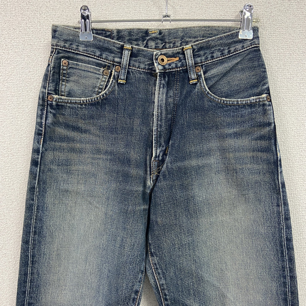 EDWIN　エドウィン　デニムパンツ/ジーンズ　ジップフライ　インディゴ　W28サイズ メンズ 古着