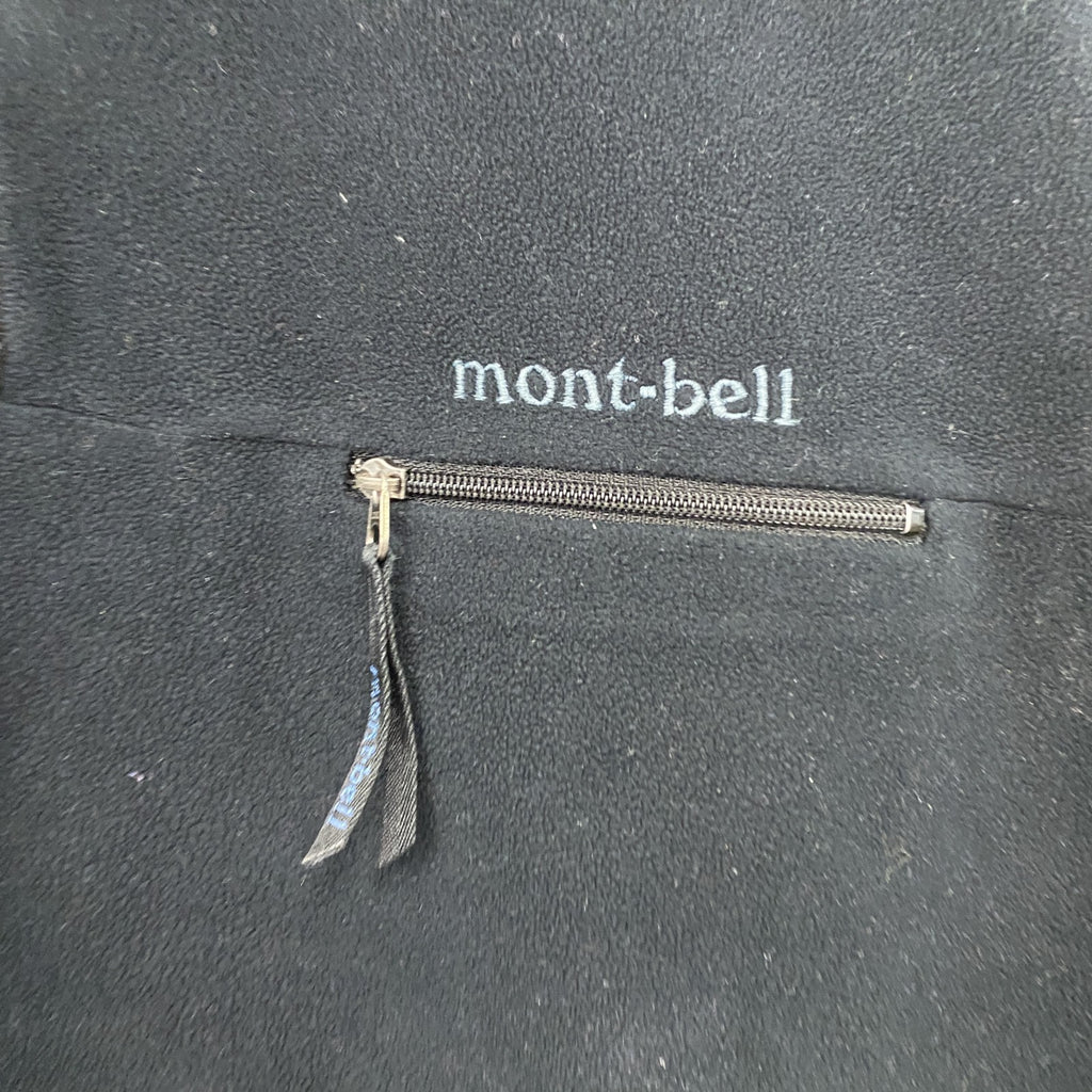 Mont-bell　モンベル　ハーフジップフリースジャケット　黒　ブラック　Lサイズ　古着