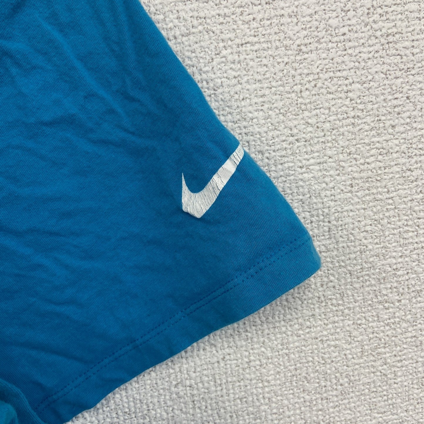 古着 used　NIKE　ナイキ　半袖プリントTシャツ　水色　ライトブルー　カロライナパンサーズ　レトロデザイン　XLサイズ