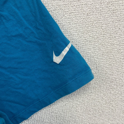 古着 used　NIKE　ナイキ　半袖プリントTシャツ　水色　ライトブルー　カロライナパンサーズ　レトロデザイン　XLサイズ