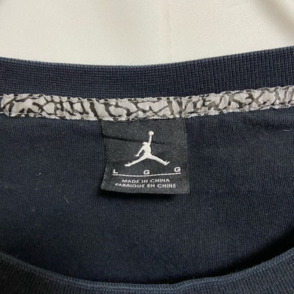 古着 used　NIKE ナイキ　JORDAN ジョーダン　長袖クルーネックスウェット　トレーナー　ビックロゴプリント　Lサイズ