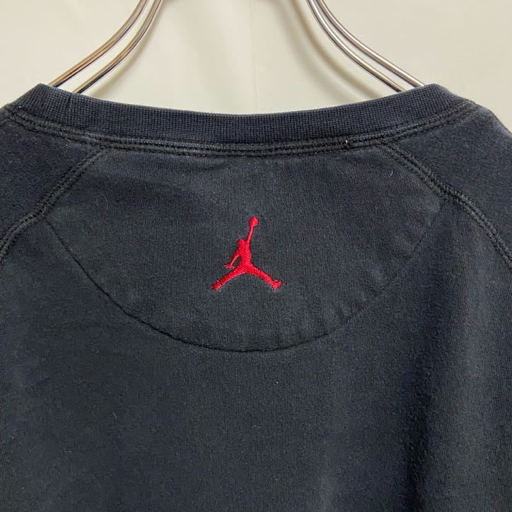 古着 used　NIKE ナイキ　JORDAN ジョーダン　長袖クルーネックスウェット　トレーナー　ビックロゴプリント　Lサイズ