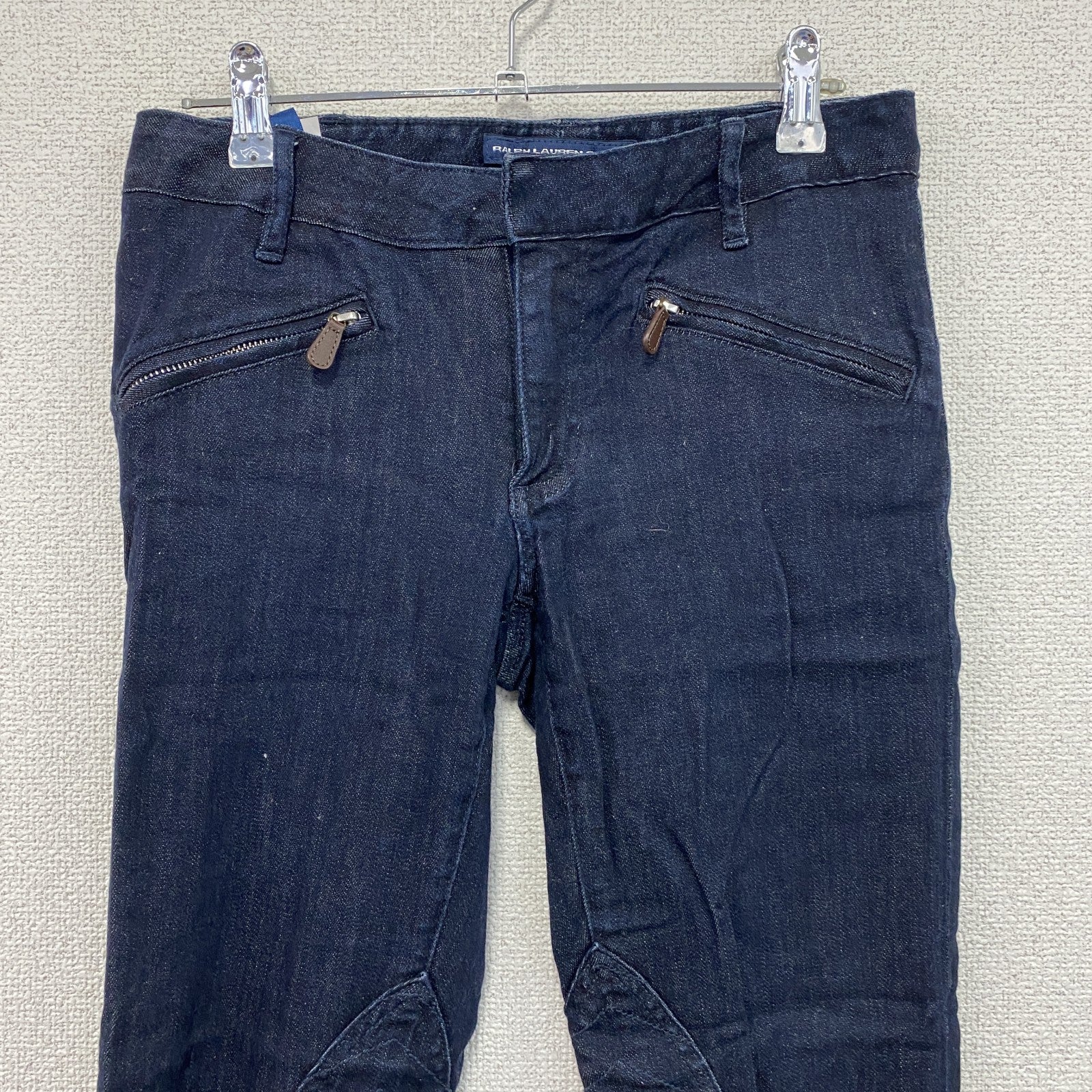 RALPH LAUREN SPORT　ラルフローレンスポーツ　デニムパンツ/ジーンズ　ジップポケット　ジップフライ　インディゴ　26サイズ メンズ コットン 古着