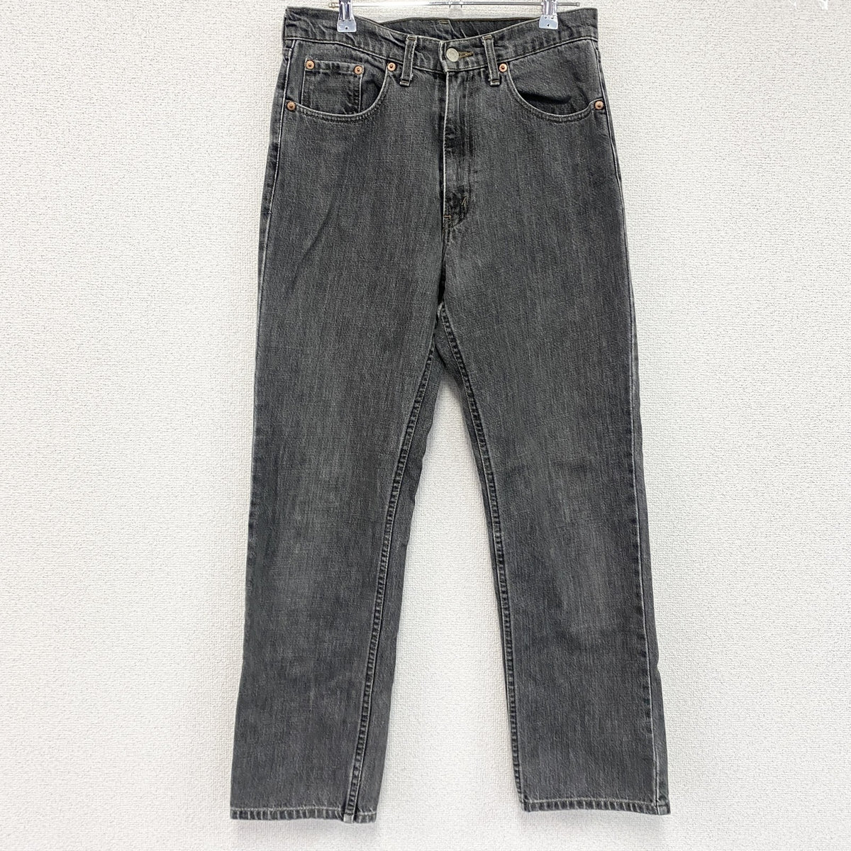 Levi’s　リーバイス　503　ブラックデニムパンツ/ジーンズ　ジップフライ　黒　ブラック　インディゴ　32サイズ　古着