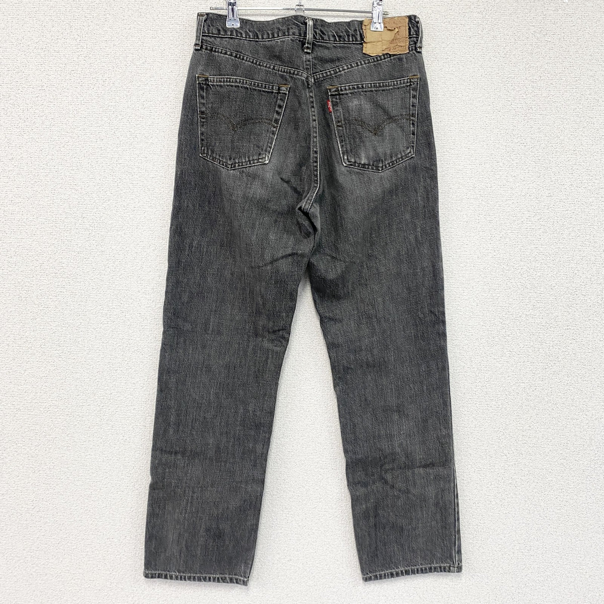 Levi’s　リーバイス　503　ブラックデニムパンツ/ジーンズ　ジップフライ　黒　ブラック　インディゴ　32サイズ　古着
