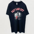 CANVAS　GARTH BROOKS　半袖スタジアムツアーTシャツ　SALT LAKE CITY　黒　ブラック　Mサイズ　古着