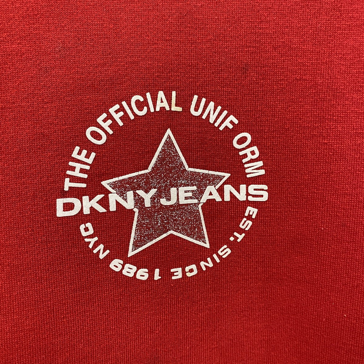 DKNY　ダナキャランニューヨーク　スウェット/トレーナー　赤　レッド　Sサイズ　古着