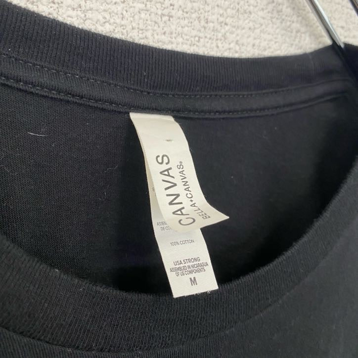 CANVAS　GARTH BROOKS　半袖スタジアムツアーTシャツ　SALT LAKE CITY　黒　ブラック　Mサイズ　古着