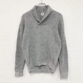 GAP　ギャップ　コットンニットセーター　ショールカラー　灰色　グレー　XSサイズ　古着