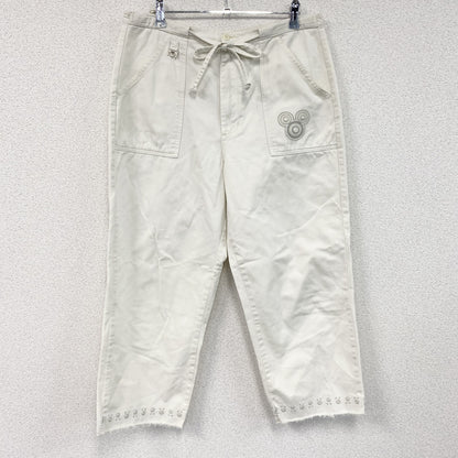 Disney　ディズニー　Mickey Mouse　ミッキーマウス　ワイドパンツ /イージーパンツ　白　ホワイト　Mサイズ