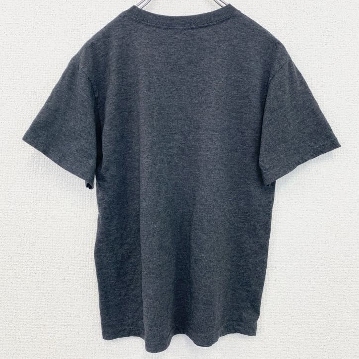 NARUTO　うずまきナルト疾風伝　メキシコ製　半袖アニメキャラクタープリントTシャツ　グレー　灰色　Lサイズ　古着