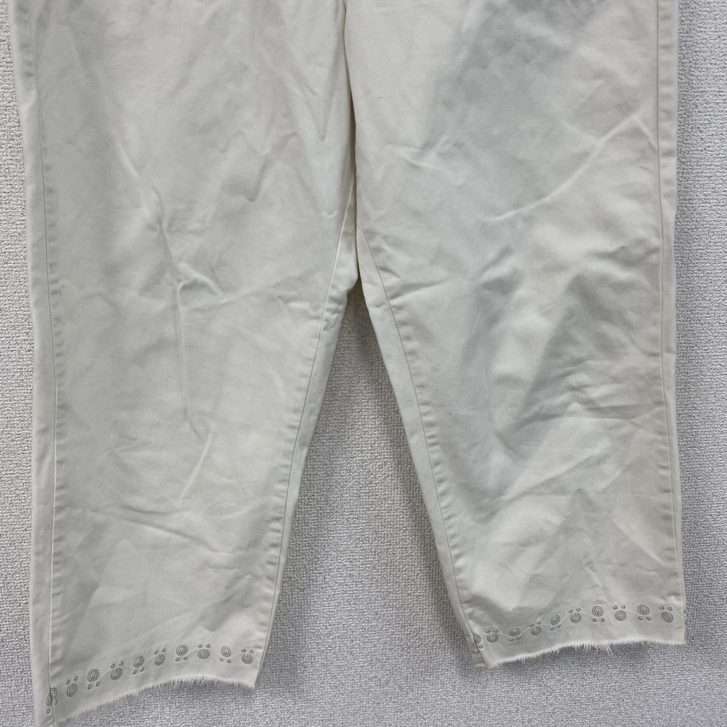 Disney　ディズニー　Mickey Mouse　ミッキーマウス　ワイドパンツ /イージーパンツ　白　ホワイト　Mサイズ