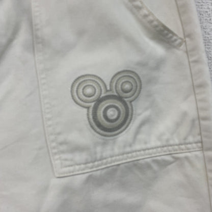 Disney　ディズニー　Mickey Mouse　ミッキーマウス　ワイドパンツ /イージーパンツ　白　ホワイト　Mサイズ