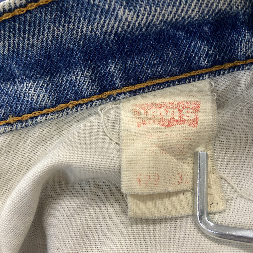 Levi's　リーバイス　デニムパンツ/ジーンズ　ジップフライ　縦落ち　インディゴ　W29サイズ　古着