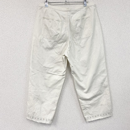 Disney　ディズニー　Mickey Mouse　ミッキーマウス　ワイドパンツ /イージーパンツ　白　ホワイト　Mサイズ