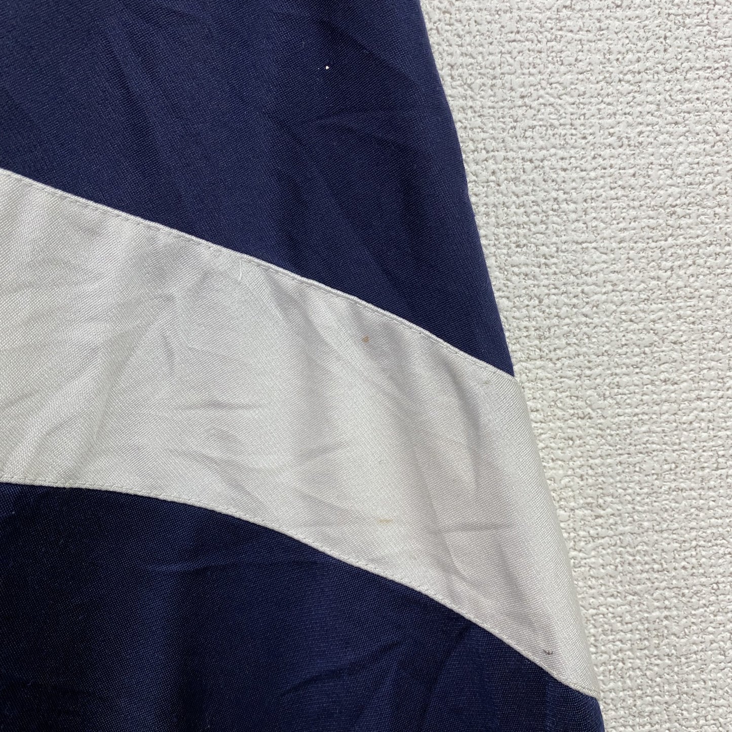 ～90s　adidas　アディダス　トラックジャケット/ジャージ　ヴィンテージ　マルチカラー　紺　ネイビー　Mサイズ