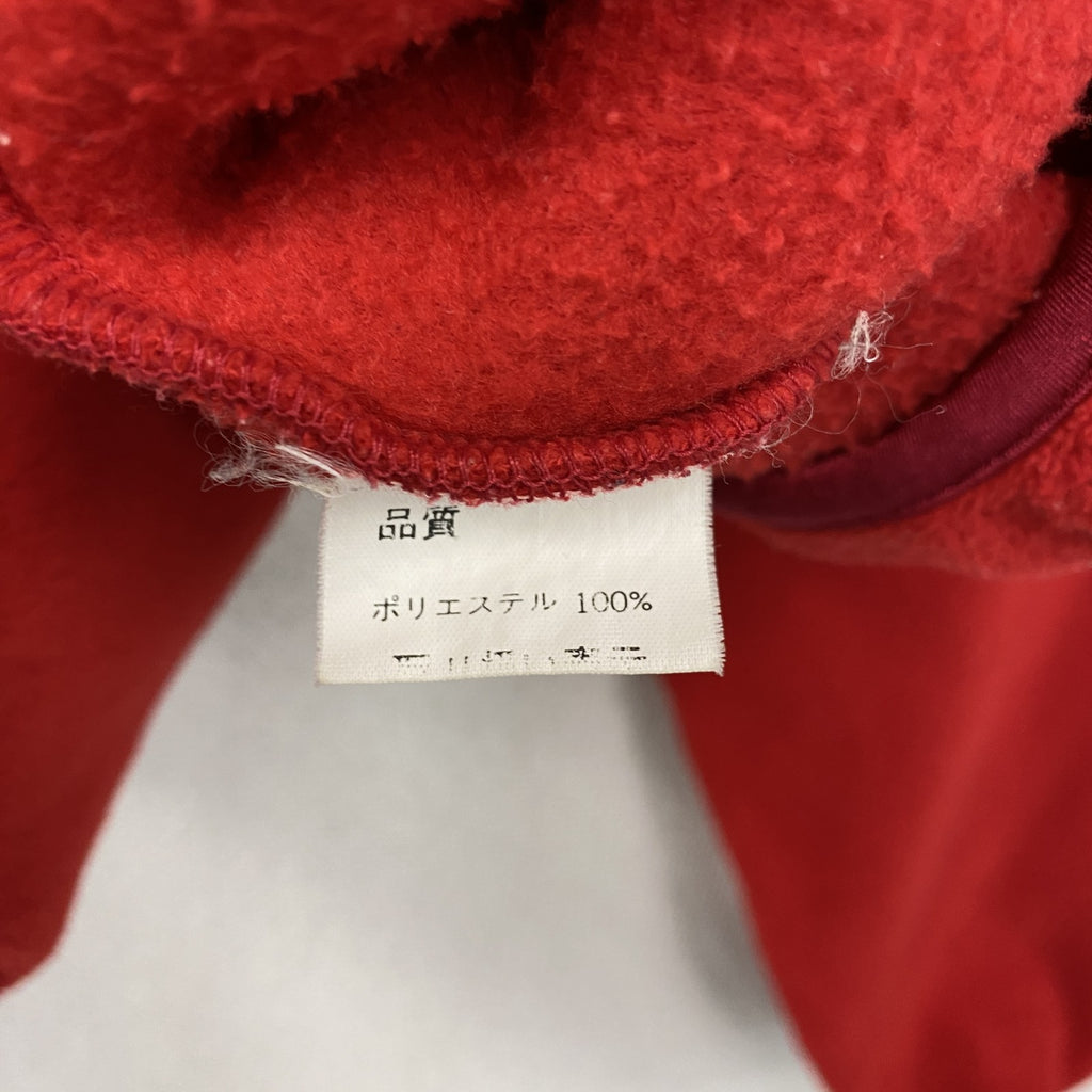 LIFE GUARD　ハーフジップフリースジャケット　赤　レッド　Lサイズ　古着