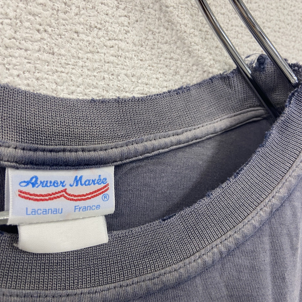 Arvor Maree　半袖プリントTシャツ　紺　ネイビー　古着