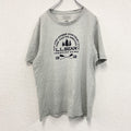 L.L.Bean　エルエルビーン　半袖プリントTシャツ　6連プリント　アーチプリント　灰色　グレー　Lサイズ　古着