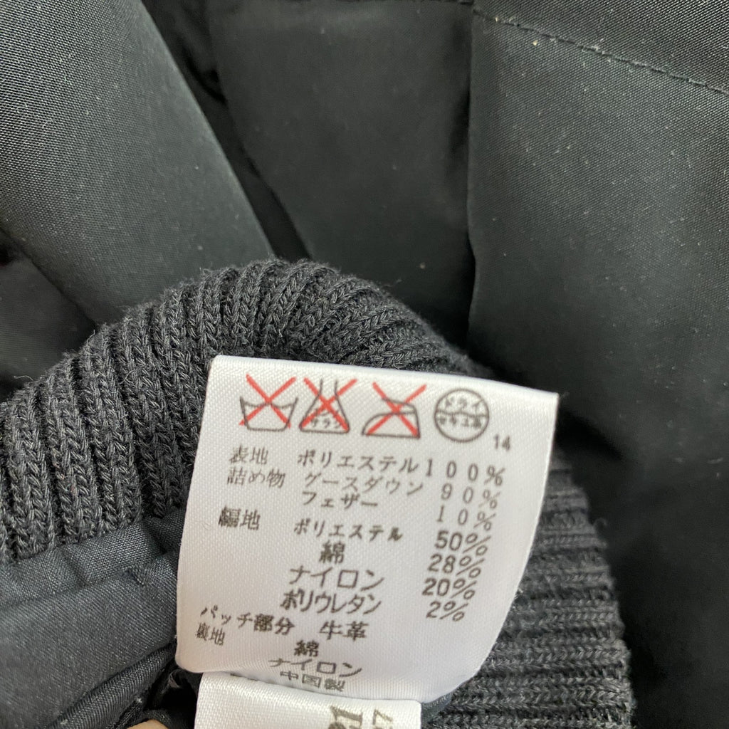 RALPH LAUREN　ラルフローレン　キルティングダウンジャケット　ダウン90%　黒　ブラック　9サイズ　古着