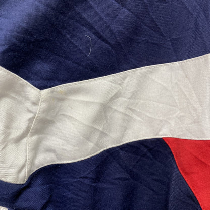 ～90s　adidas　アディダス　トラックジャケット/ジャージ　ヴィンテージ　マルチカラー　紺　ネイビー　Mサイズ